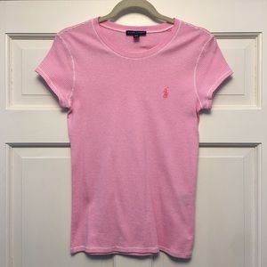 NWOT Ralph Lauren Pink Striped Shirt